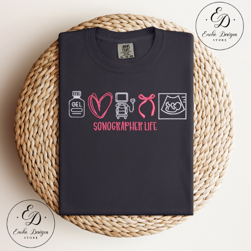 Personalized Sonographer Life Icon | Enohe Designs