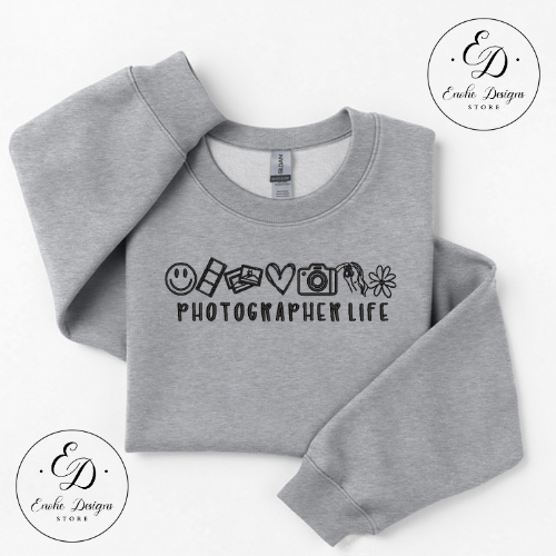 Personalized Photographer Life Icons | Enohe Designs